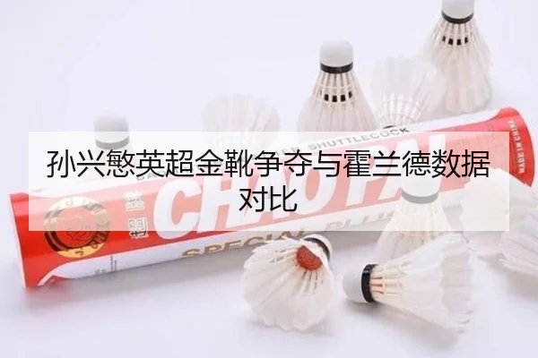 孙兴慜英超金靴争夺与霍兰德数据对比